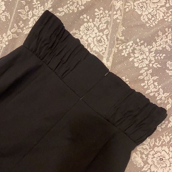 ESCADA HIGH WAISTED SKIRT Black wool pencil skirt SZ 38 draped VINTAGE cocktail - Picture 11 of 11